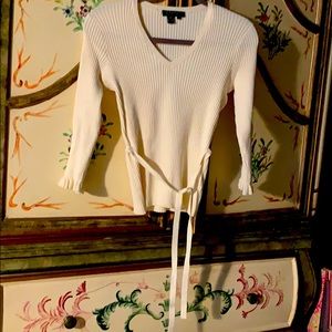 NWOT Lauren Petite P/S Silk w/nylon & spandex top